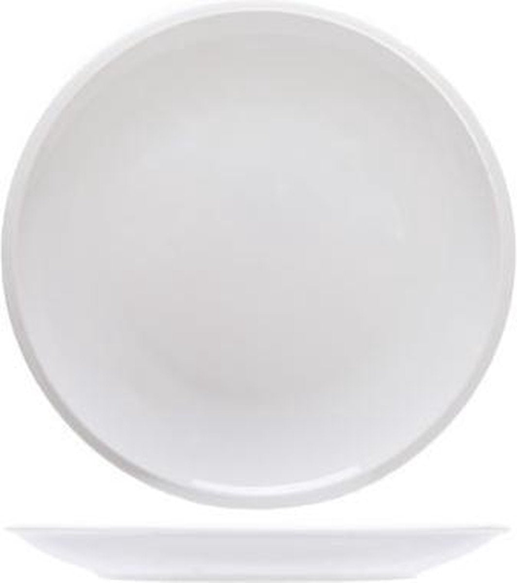 Budget Wit Pleasure Dinerbord - Plat - Ø 25cm
