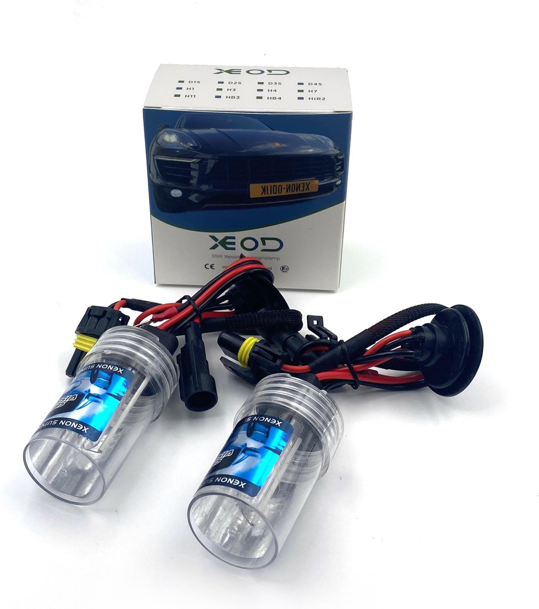 XEOD - Xenon H7 Lampen – Auto Verlichting – Dimlicht en Grootlicht - Voertuig Lampen – 8000K – 12V