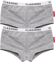 Claesen's Meisjes 2-pack Boxershort - Greys - Maat 128-134
