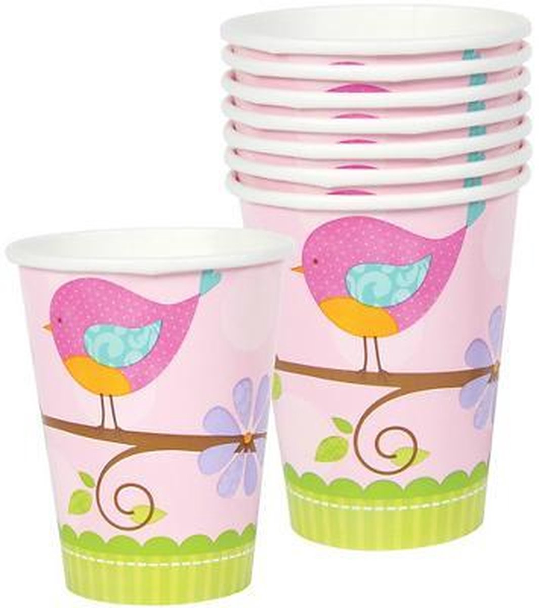 Tweet Baby Girl Becher 266Ml 8 Stück