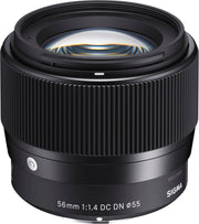 Sigma 56mm F1.4 DC DN voor Sony E mount APS-C sensor