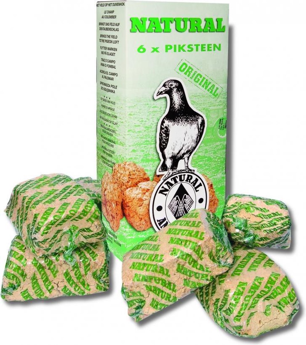 Natural piksteen 6-pack