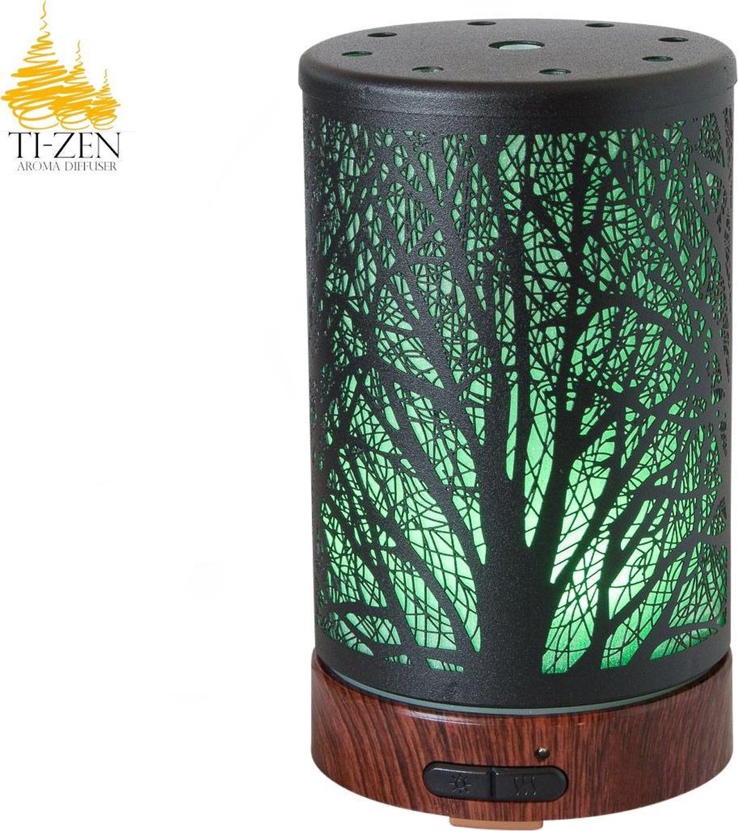 Aroma Diffuser 2021 "Tree of Life" LED diffuser en sfeerverlichting met adapter.