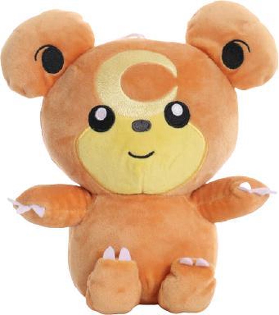 Teddiursa Pokémon Knuffel | Pluche | 22CM | pokemon | Ash Ketchum | Oak | Battle Royal | Evolutie | HP | Mega Evolution | Pokédex | Trainer | Pokéball | Shiny | Type | Badges | Poké battle | Team Rocket