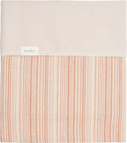 Koeka Wiegdeken Maui flanel - bronze/soft sand 75x100cm