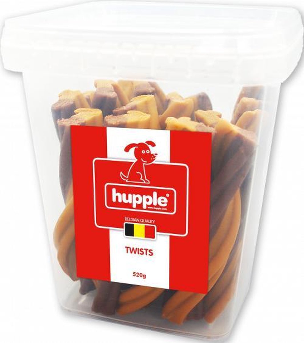 Hupple - Twists - honden beloning - 520g