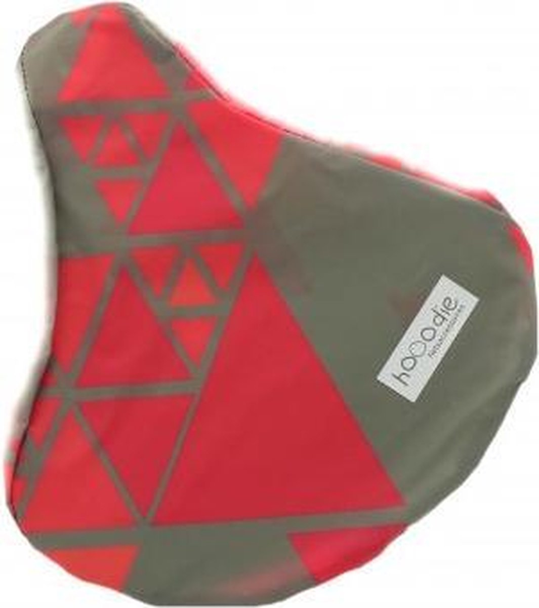 Hooodie Zadeldekje Zadelhoes Fiets Triangles Driehoeken Lijnen Rood