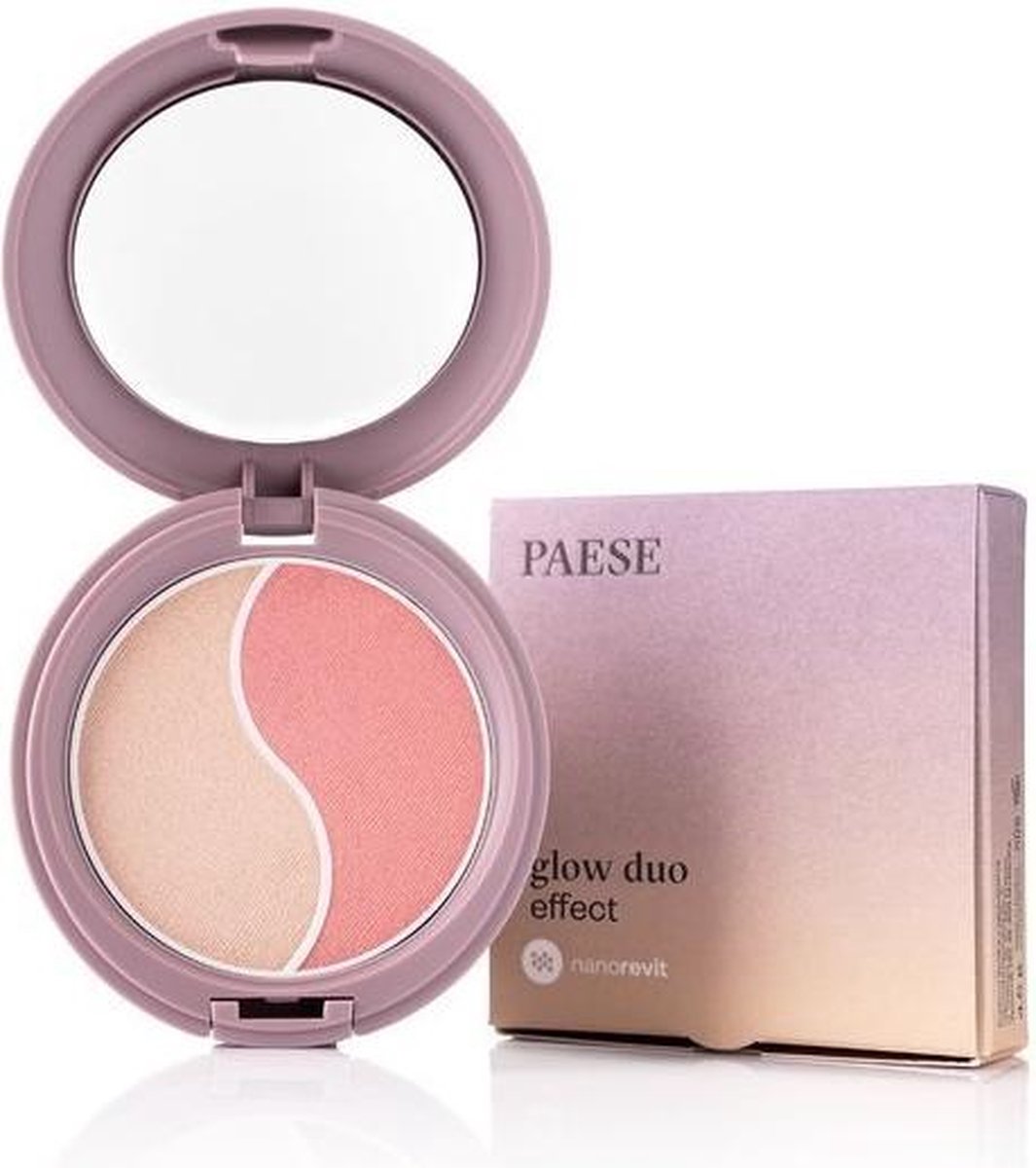 Paese Nanorevit Glow Duo Effect Puder Roz?wietlaj?cy I Ro? Do Policzkow G