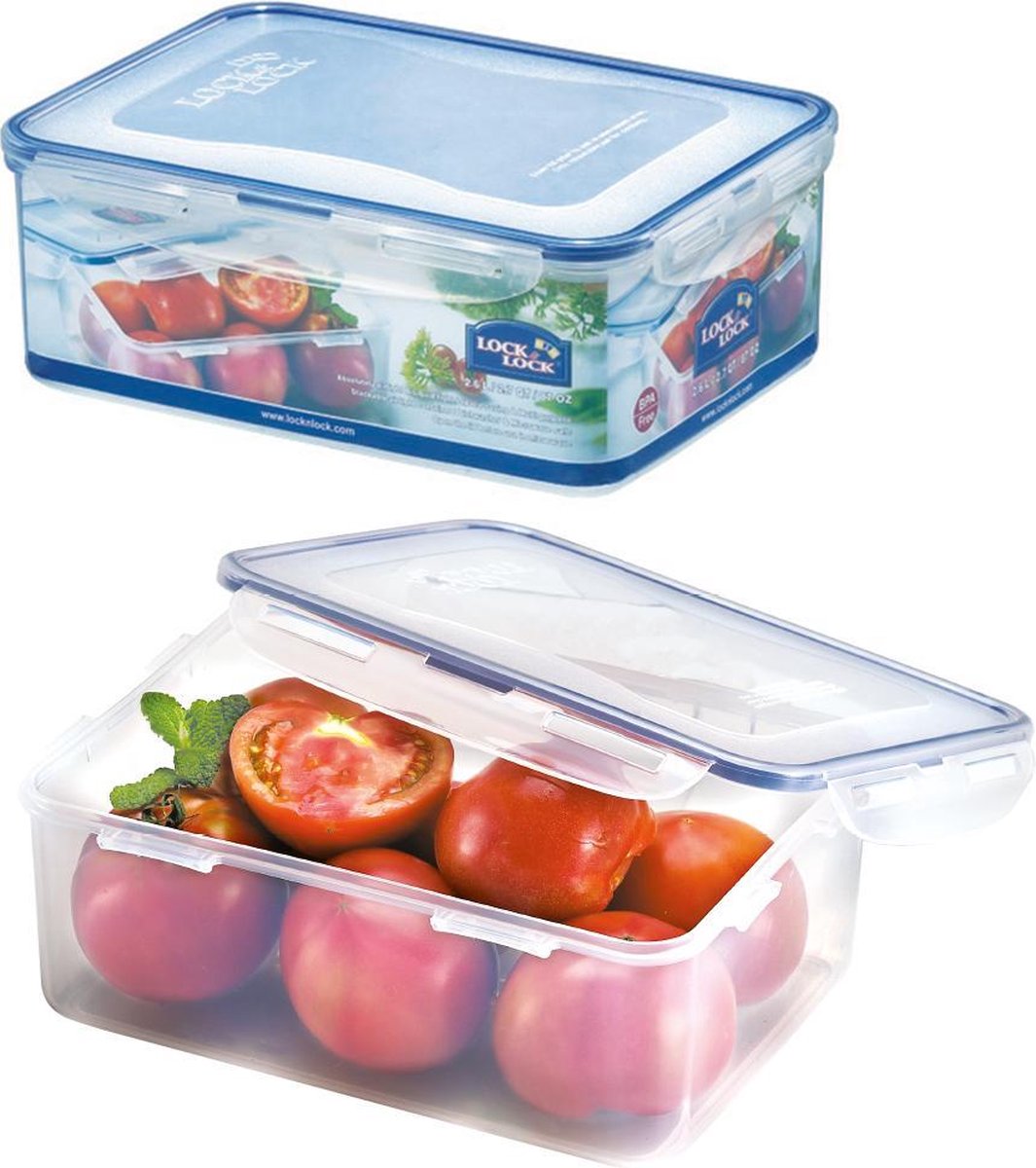Lock&Lock Vershoudbakjes | Bewaardozen voedsel - Set van 2 Stuks - 2