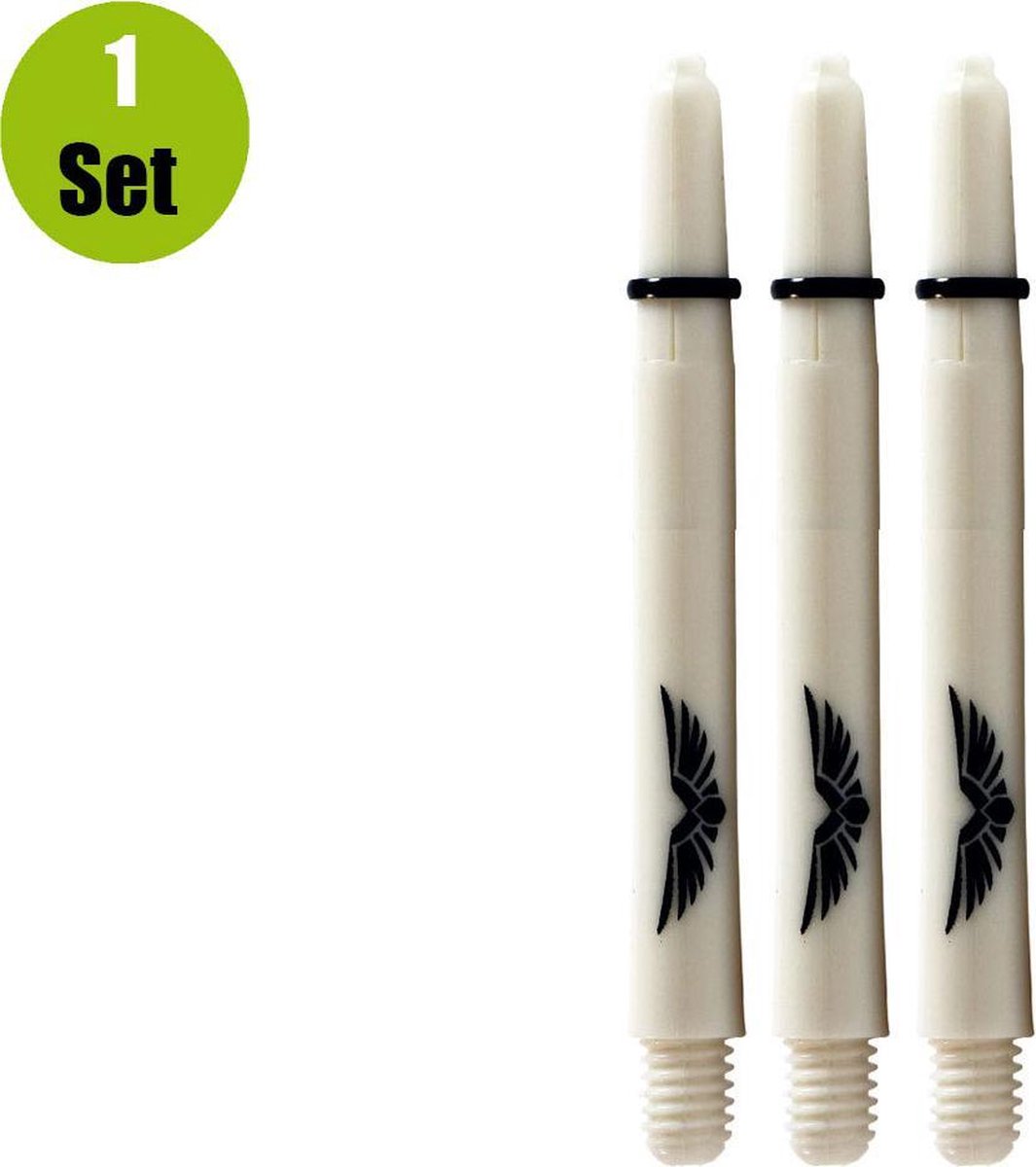Shot Eagle Claw Dartshafts - Wit - In Between - (1 Set)