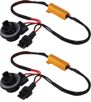 2 STKS 3156 Auto Canbus Error Canceller Decoder Belastingweerstand LED 50 W 8 Ohm Geen knipperende Decoder Hittebestendigheid Aluminium behuizing Koellichaam High Power Metaal Shell Weerstand