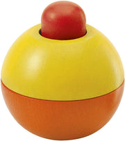 Selecta Spielzeug Speelbal Junior 9 Cm Hout Rood/geel/oranje