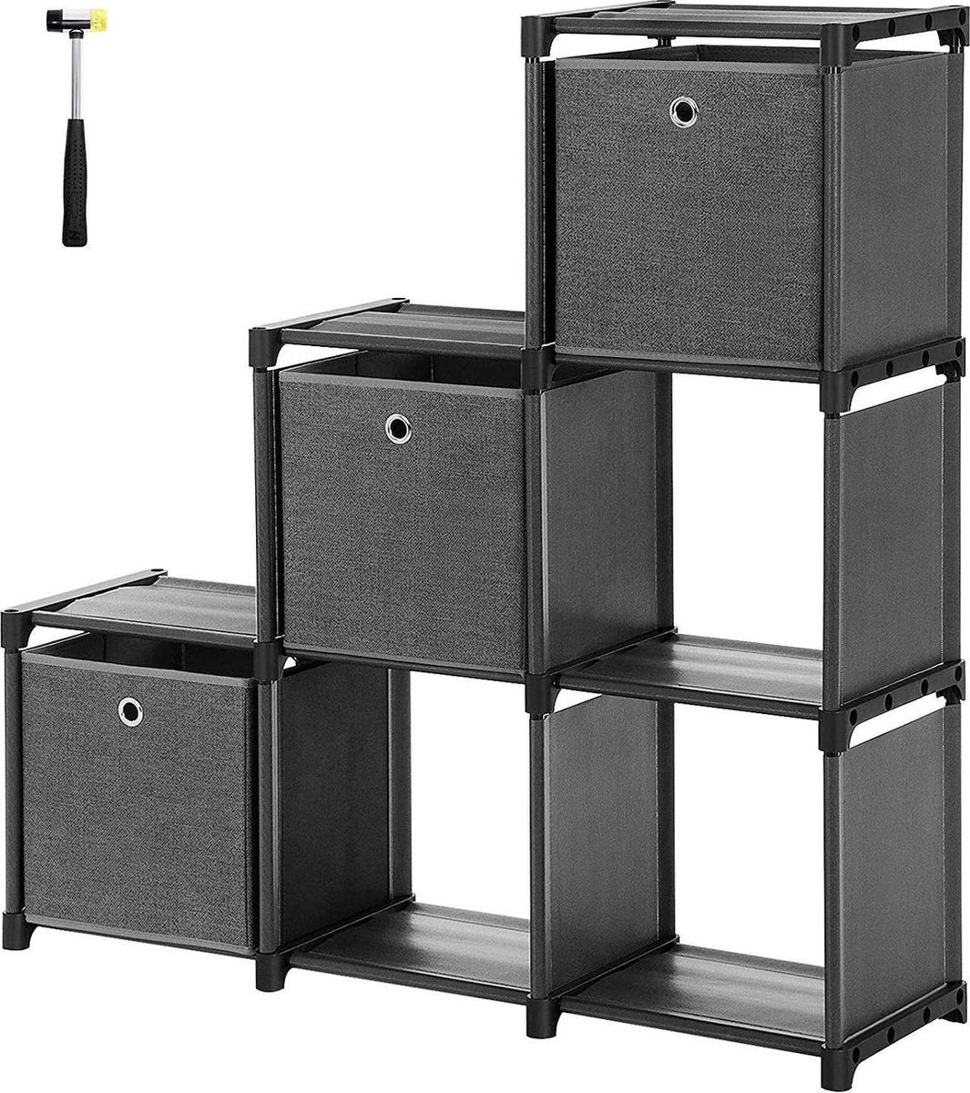 Nancy's Wandkast 6 Kubussen - Opbergbox - Opbergdoos- Opbergboxen