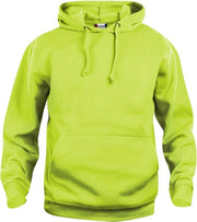 Basic hoody signaalgroen xxl