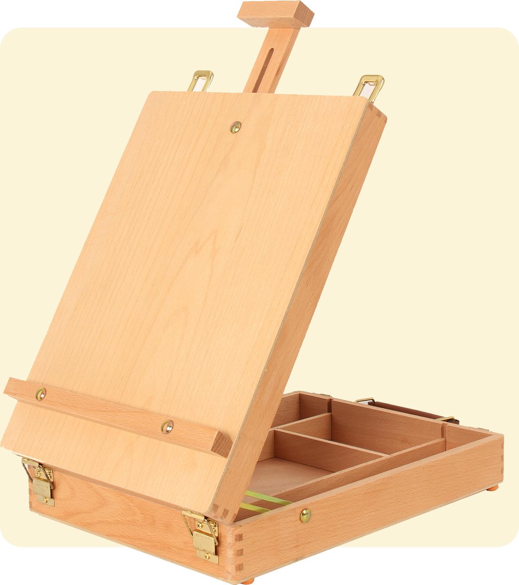 Ayoo® Draagbare Schildersezel - Schilderkoffer - Tafelezel - Schilderskoffer - Schilderskist - Schildersezel - Tekenkoffer