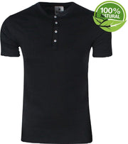 MZ72 - Heren T-Shirt -  100% Biologisch katoen - Treelife - Zwart