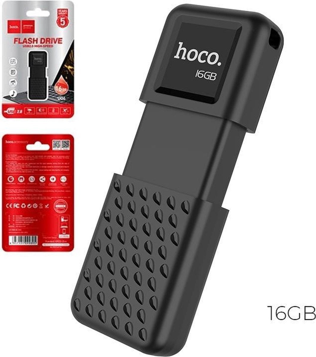 16GB Hoco Premium UD6 USB flash disk Drive Intelligent 2.0
