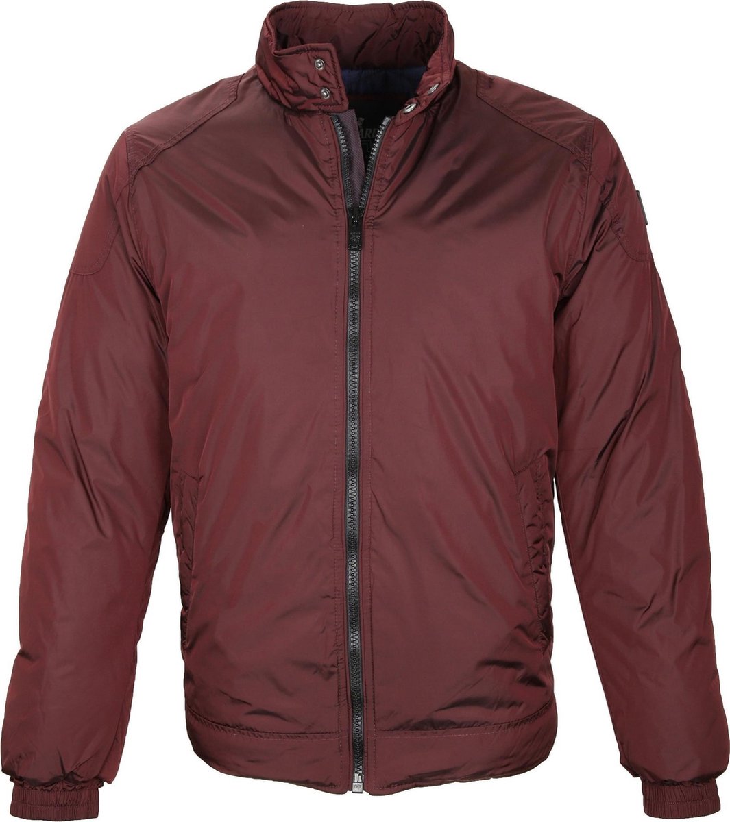 Vanguard - Heren Jas winter Custom Racer Jack Bordeaux - Rood - Maat L