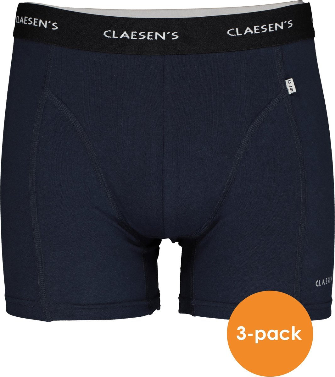 Claesen's Basics boxers (3-pack) - heren boxers lang - blauw -  Maat: XXL