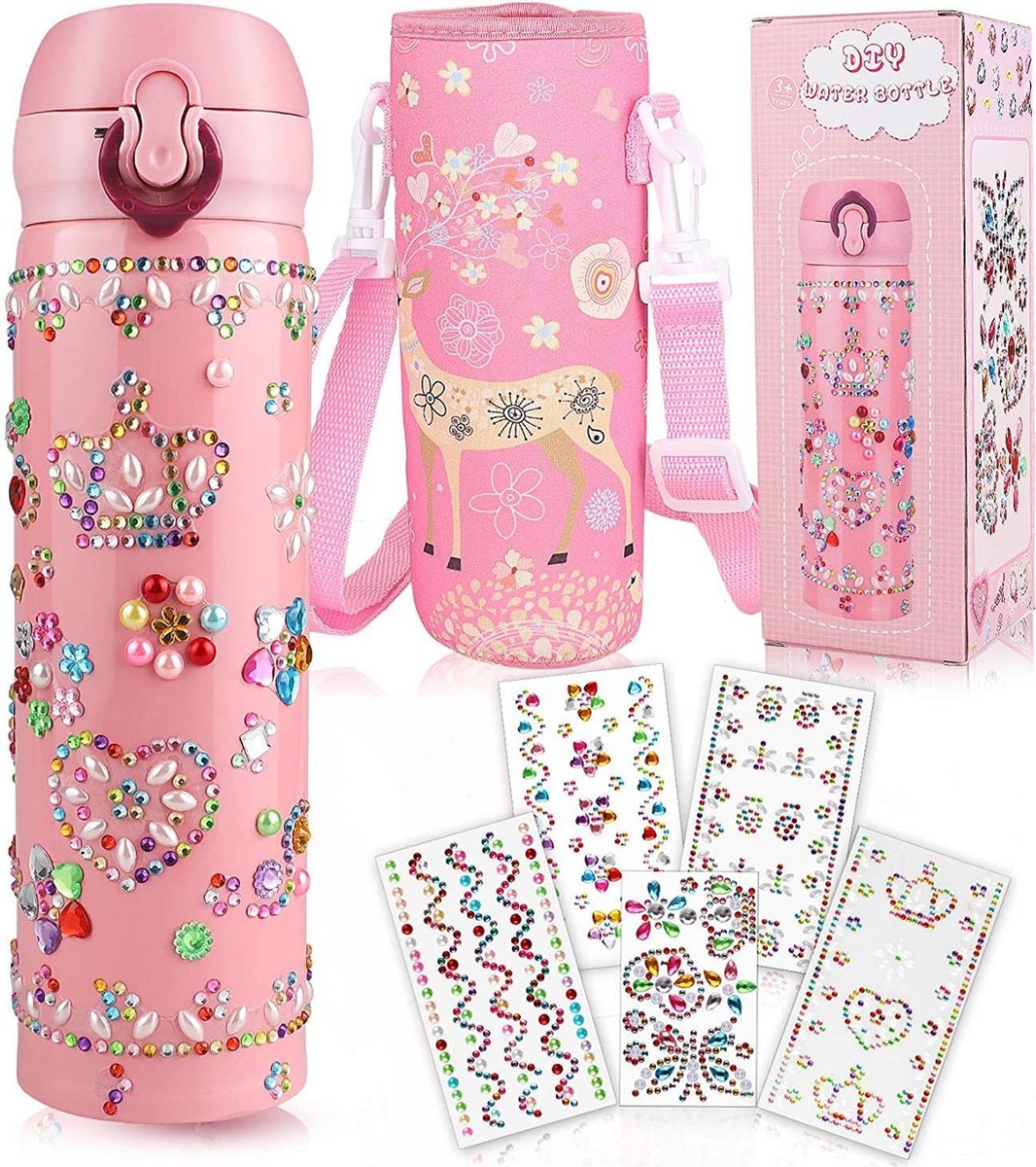 Drinkfles kinderen - ZINAPS Children's Water Bottle