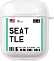 AirPods Case Cover City - Bescherm hoes - Seattle - Geschikt voor Apple AirPods 1 & 2 - gerrey.