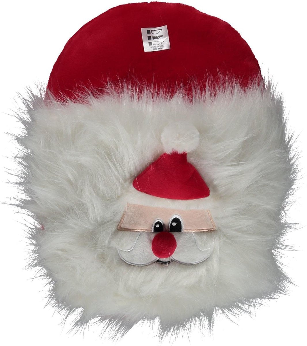 Pluche kerstman voetenwarmer/voetenzak - Voeten warm houden - Voetenwarmers - Kerst