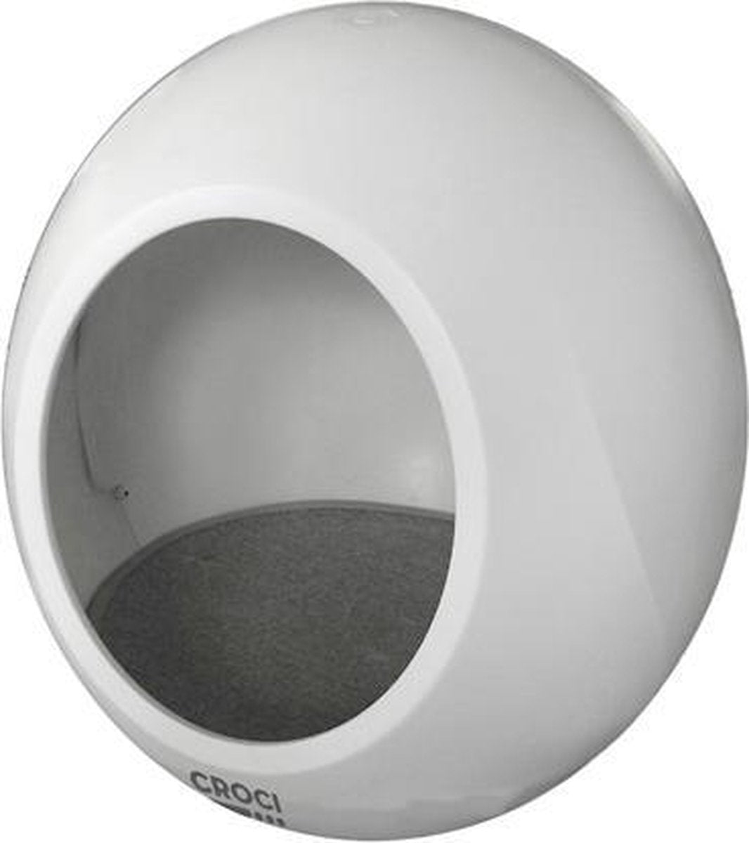 Croci kattenmand huis domus wit - 43x43x45