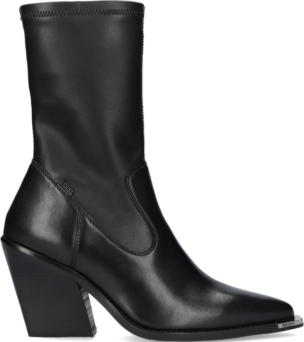 Bronx New Kole 34195 Enkellaarsjes - Enkelboots - Dames - Zwart - Maat 39