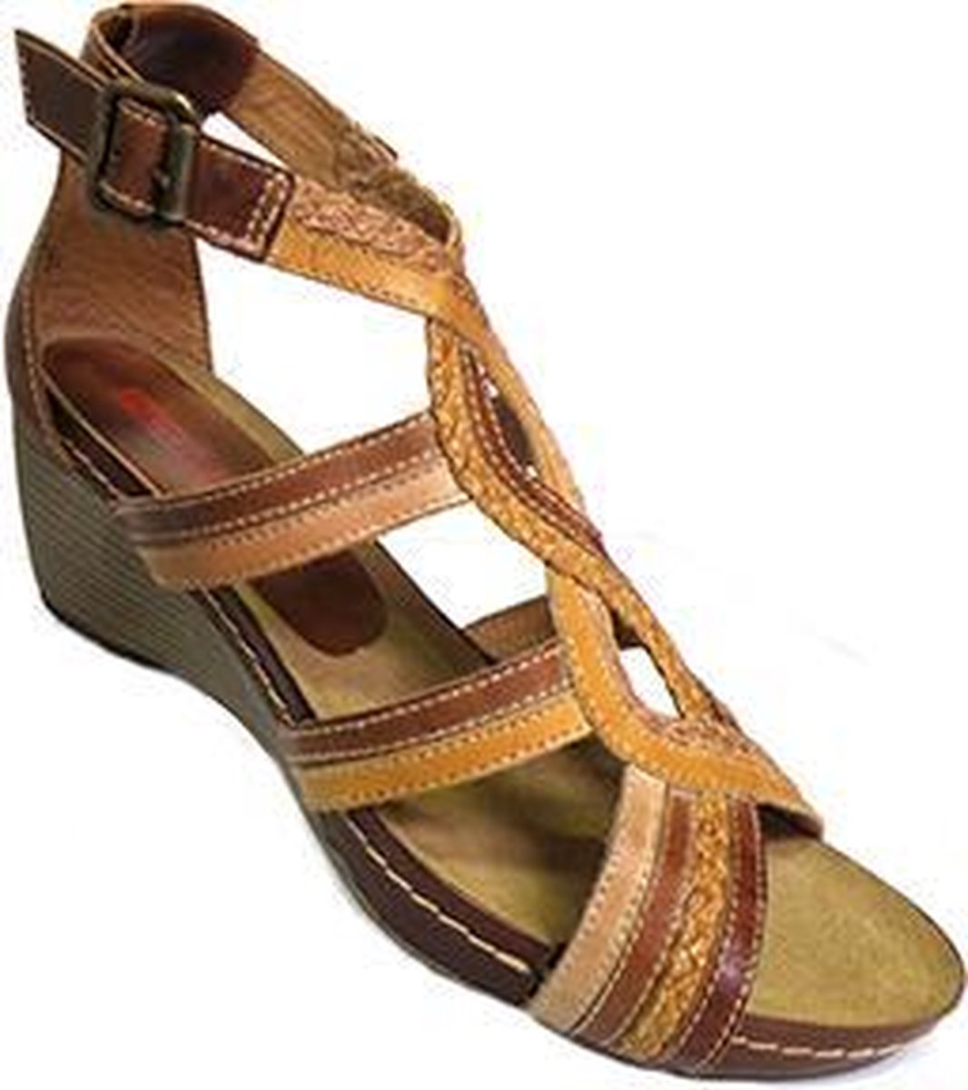 Dames sandalen | Pikolinos Cuero Petalo| Bruin maat 41