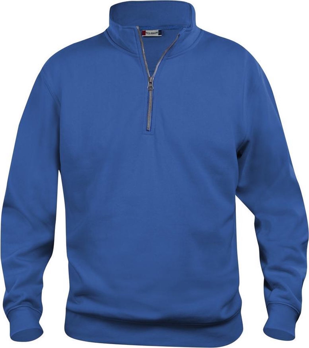 Clique Basic halfzip Kobalt maat S