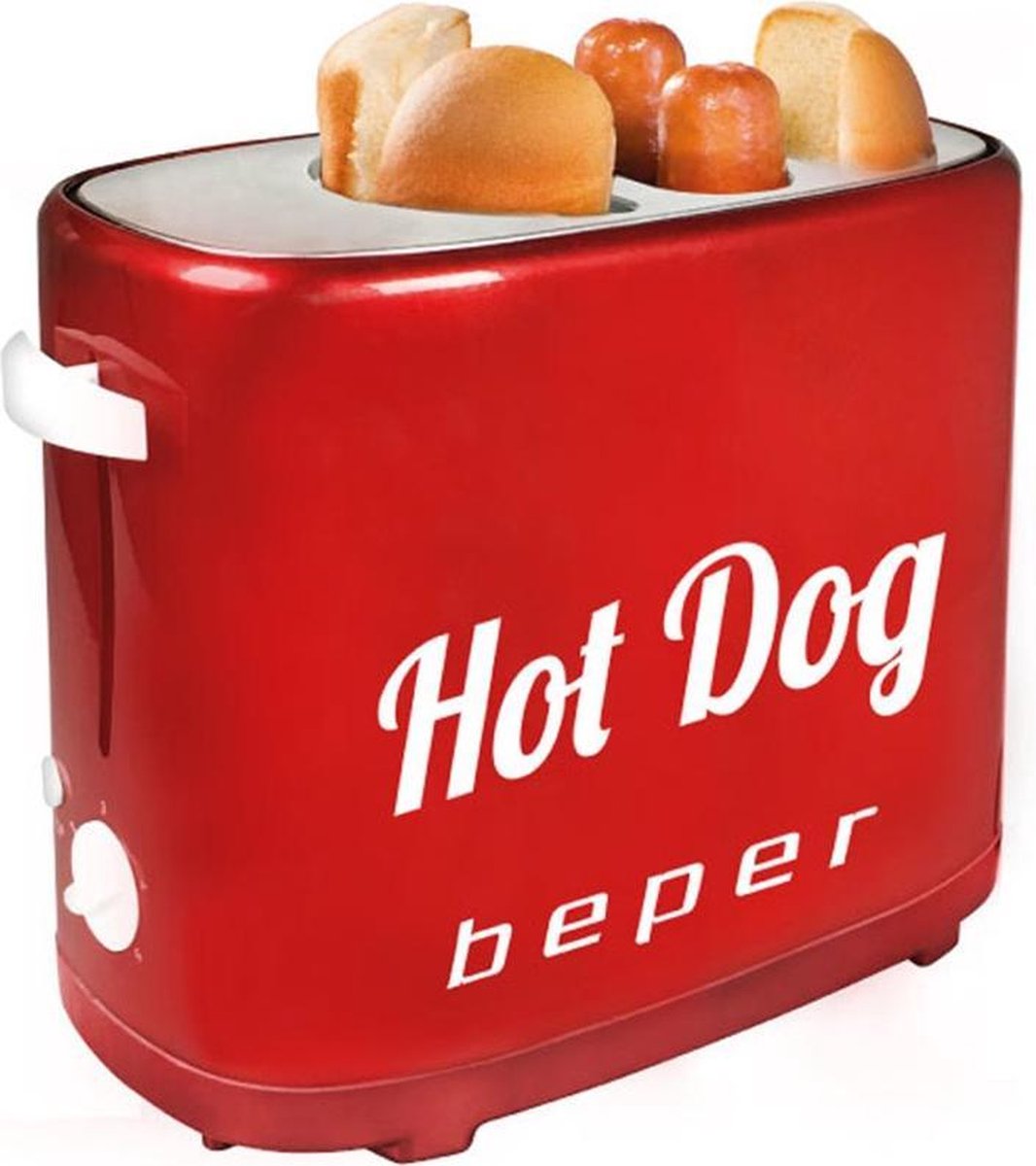 Beper BT.150Y Hot Dog Pop-Up Machine Rood