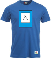 Campingtrend Heren T-Shirt | Campingbord | Kobalt Blauw | Maat 2XL