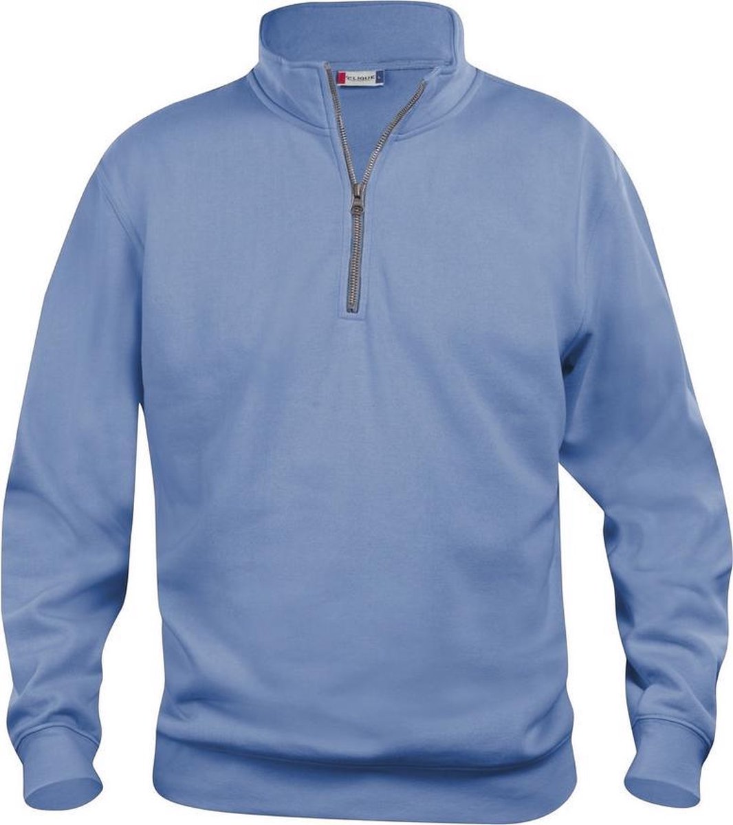 Clique Basic halfzip Lichtblauw maat XL