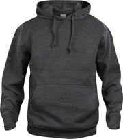 Basic hoody antraciet mélange xs
