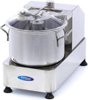 Cutter 6 Liter - RVS - 1100 - 2800 RPM Variabele Snelheid - Navulopening - Keukenmachine / Hakmachine - Maxima