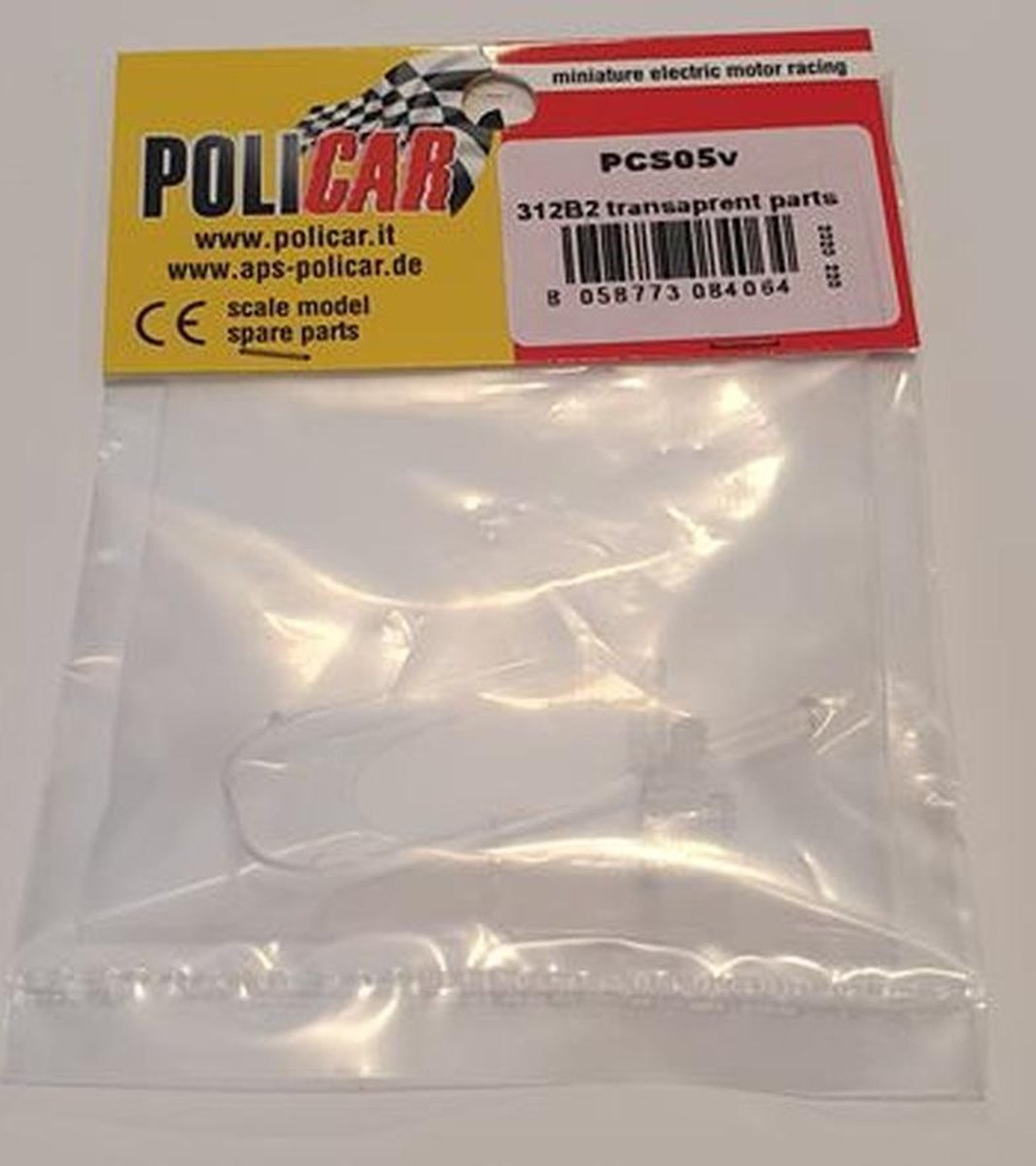 Policar - Ferrari 312b2 Transparent Parts - PLC-PCS05V - modelbouwsets