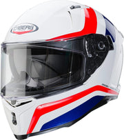 Caberg Avalon Motorhelm Blast glans wit blauw rood S