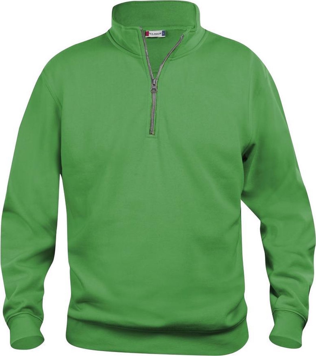 Clique Basic halfzip Appelgroen maat S