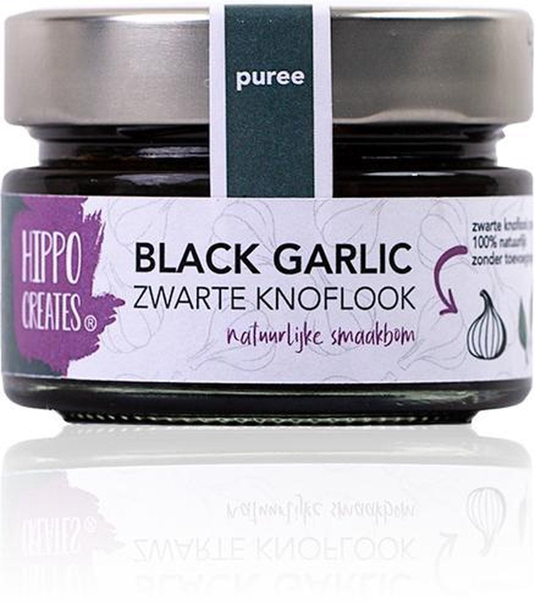 Hippocreates - zwarte knoflook - puree - 100 gram