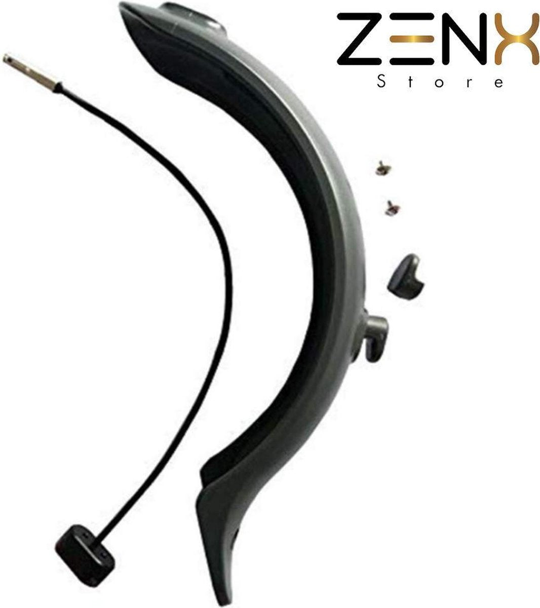 ZenXstore achterspatbord elektrische step compleet set met licht en schroeven geschikt voor Xiaomi