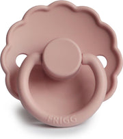 FRIGG Fopspeen Daisy maat 1 - 0-6 maanden - Blush - Natuurrubber