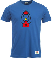 Campingtrend Heren T-Shirt | Lamp |  Kobalt Blauw | Maat 2XL