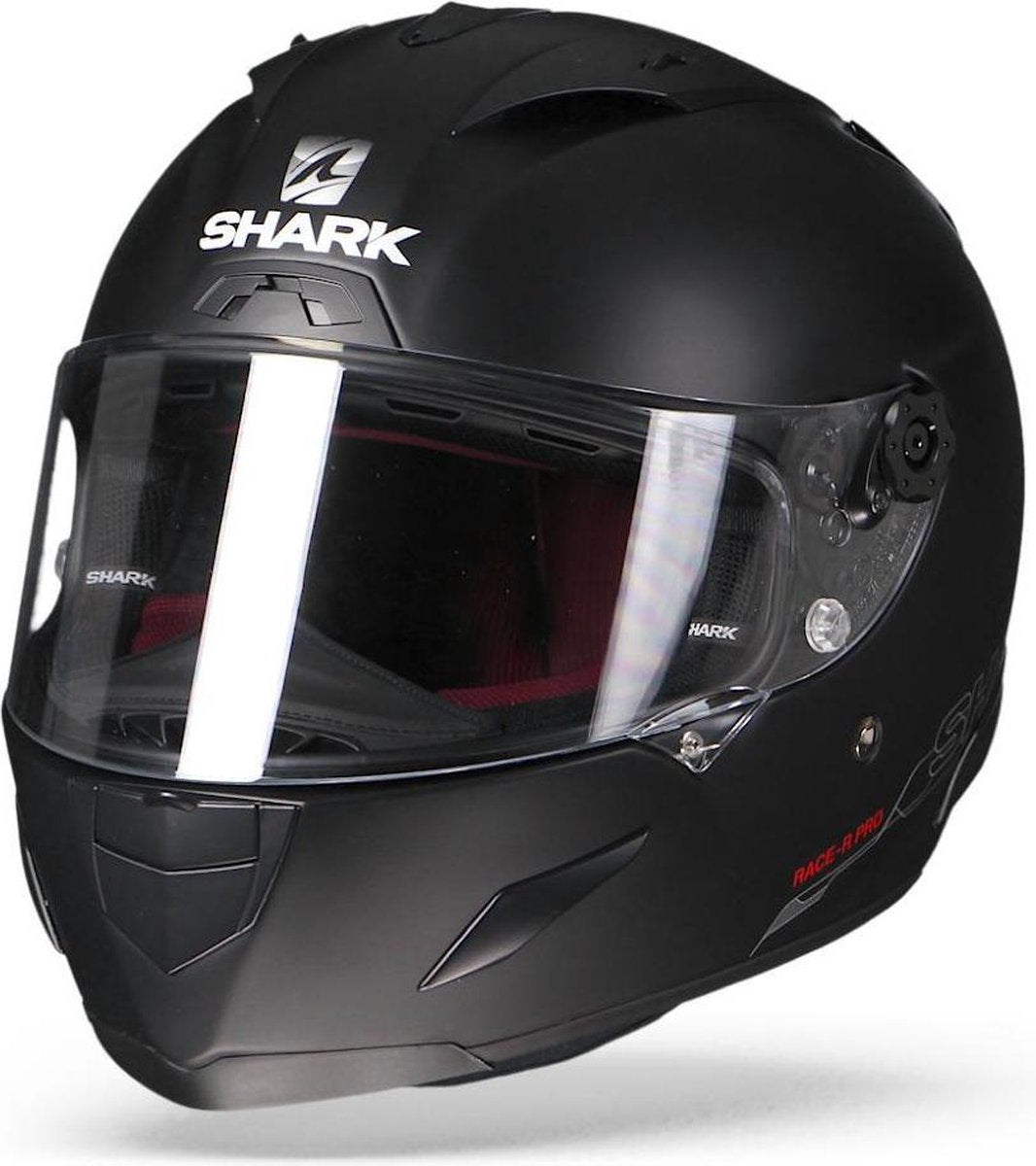 Shark Race-R Pro Blank Kma Mat Zwart Integraalhelm - Motorhelm - Maat XL