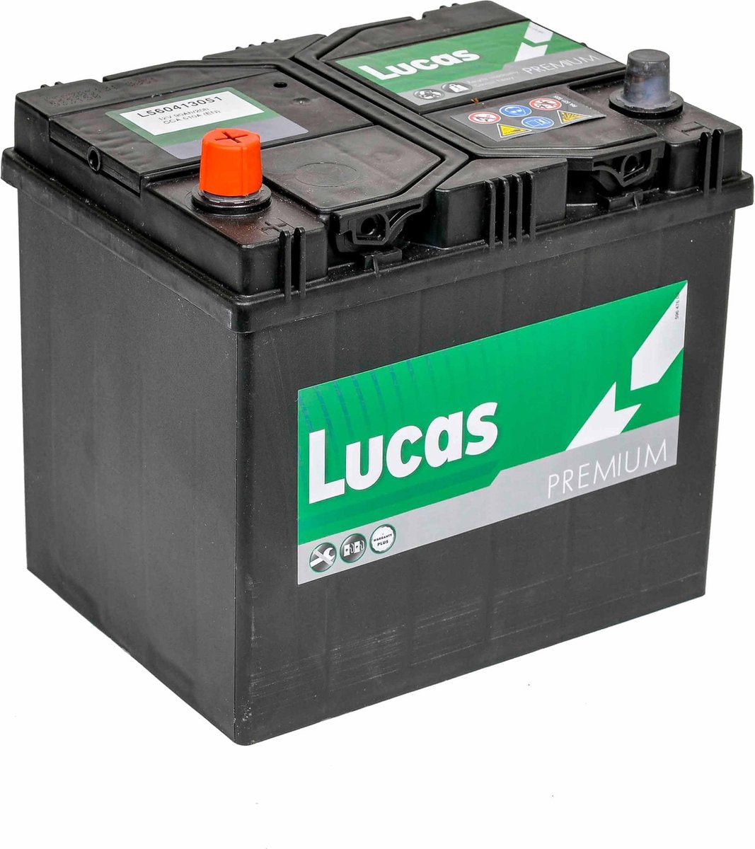 Lucas Premium Auto Accu | 12V 60AH 510 CCA | + Pool Links / - Pool Rechts |
