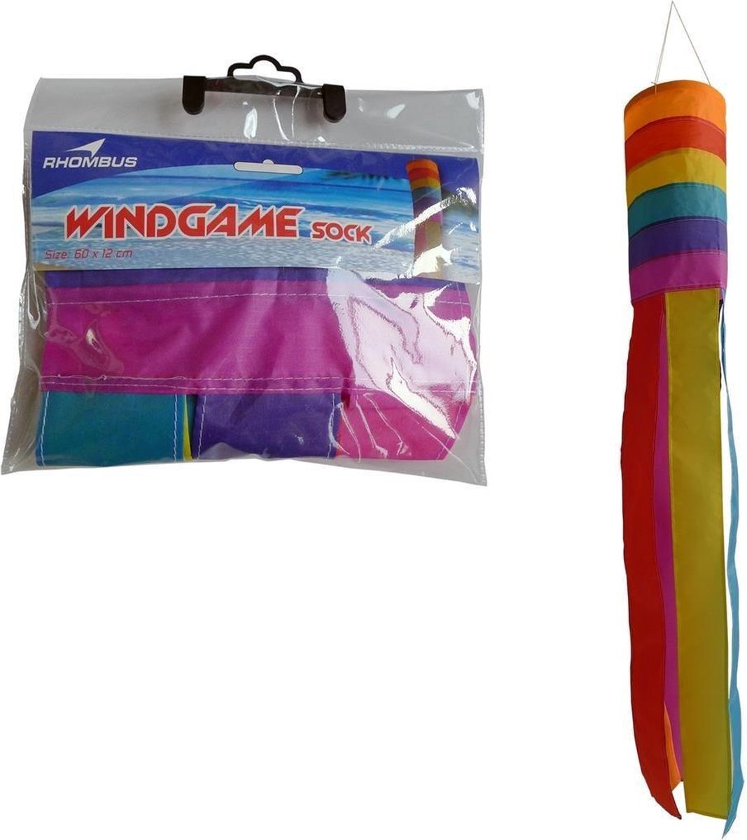 Rhombus Wind Sock 60cm Multicolour