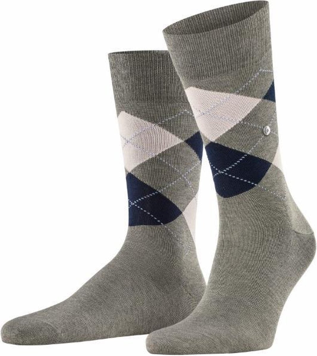 Burlington Manchester Herensok 20182 - Grijs 3184 grau Heren - 40-46