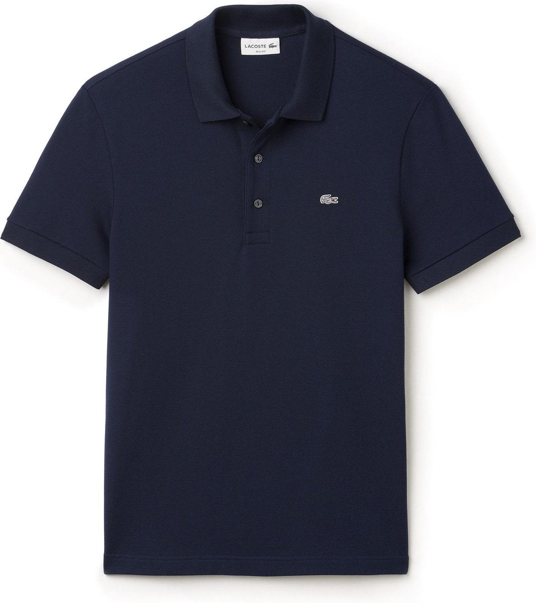 Lacoste - Slim Fit Polo SS - Navy Blauw - 4XL