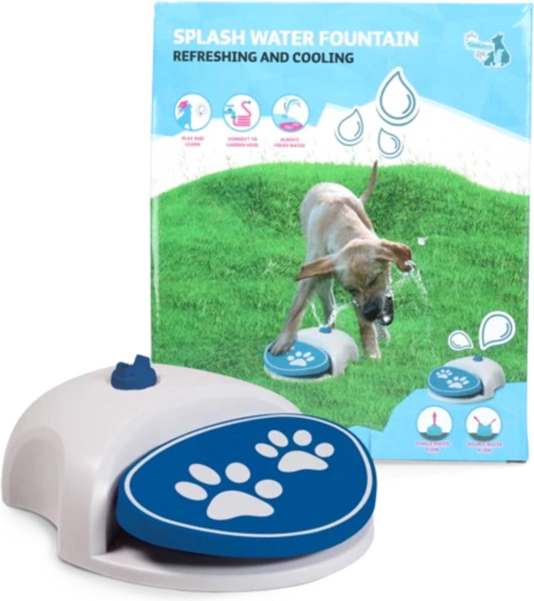 CoolPets Splash Water Fountain