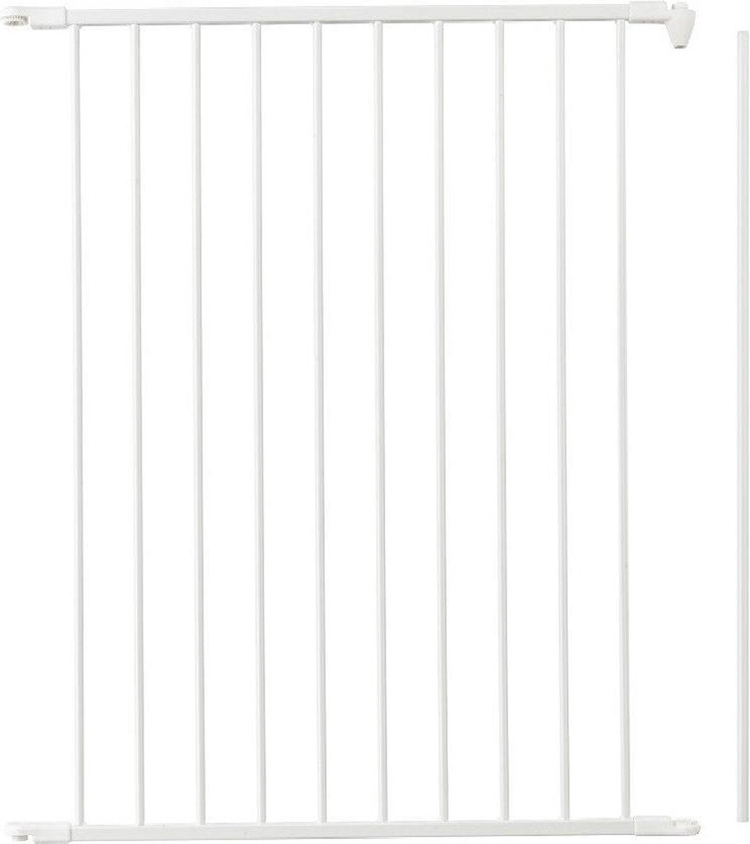 BabyDan Flex Losse Uitbreiding Paneel 72 cm Extra hoog 105 cm Wit
