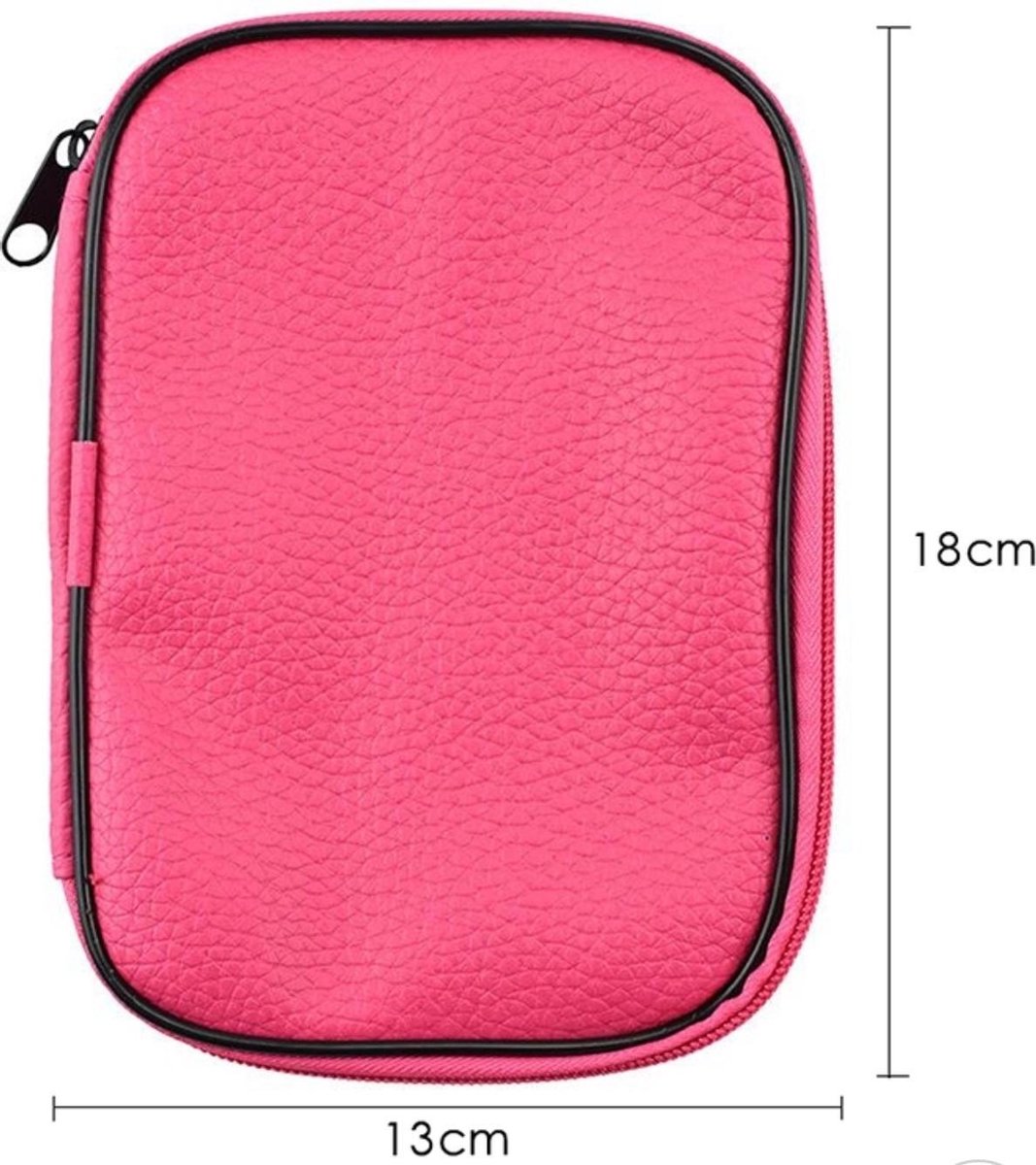 Etui haaknaalden "Multiplaza" 100-delige set - ergonomische haaknaalden - multifunctioneel  - hobby - creatief - knutselen - opbergtas